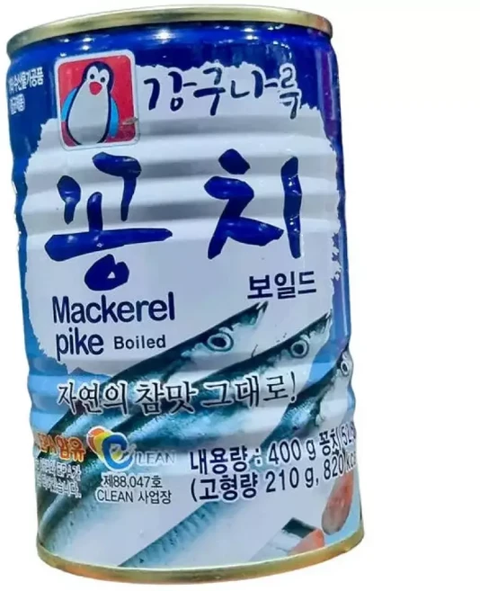 펭귄 HC 꽁치 캔 400g 통조림, 1개