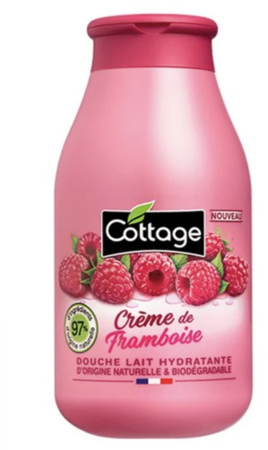 코티지 라즈베리 크림 모이스처라이징 샤워밀크 바디워시, 1개, 250ml - 쿠팡