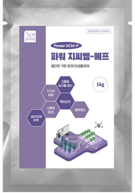 GCM농법 미생물 푸르네 파워지씨엠-에프 - GCM 특허 균주, 1kg, 6개