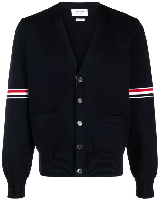 톰 브라운 트라이컬러 4-바 가디건