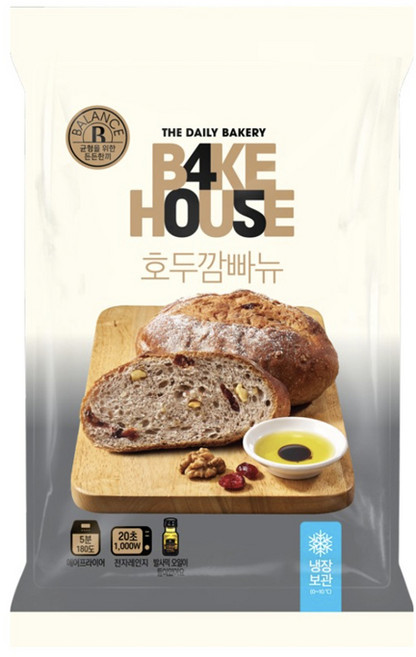 405 베이크하우스 호두 깜빠뉴, 90g, 9개