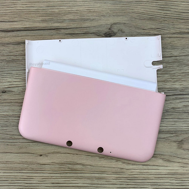 3DS XL LL 교체 Nintend 전면 후면 페이스 플레이트 하우징 쉘 케이스 용 상단 Buttom 뒷면 커버 게임 콘솔, [07] PINK