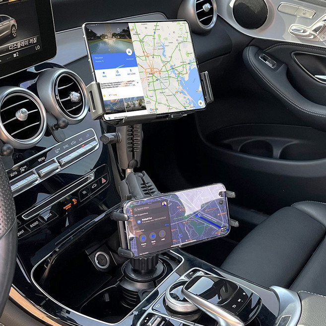 ARKON 아콘 FWCSR323 차량용 컵홀더 Z폴드 Z플립 듀얼 스마트폰거치대 태블릿 아이폰 갤럭시 휴대폰거치대