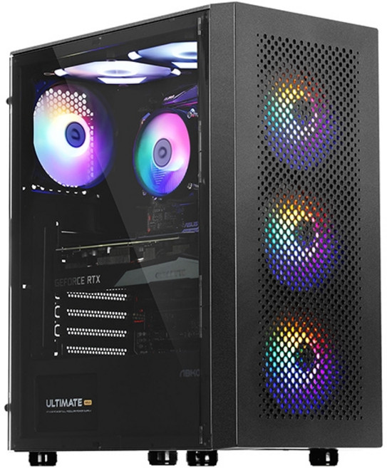 앱코 G15 세이퍼 아크릴 미들타워 PC케이스, 1개