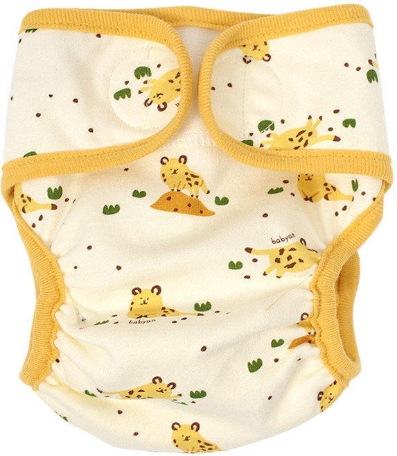 베이비앙 통풍이 잘 되는 기저귀 커버(원사이즈/입체형), 02순면 입체형 기저귀커버(신생아~15개월)초코칩타, 1개