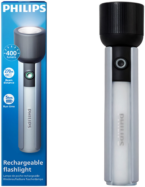 필립스 초강력 충전식 멀티 LED 플래시 라이트 손전등 캠핑 라이트 조명 랜턴 휴대용 후레쉬 SFL1183