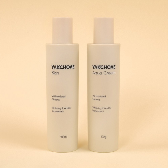 약초애 수분크림 약초애 스킨 세트, 1개, 100g