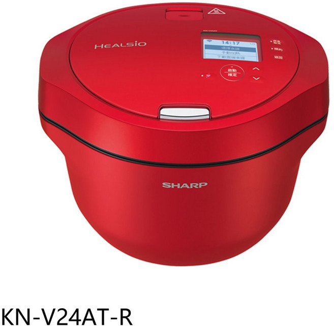 SHARP夏普 2.4公升智慧攪拌番茄紅零水鍋 KN-V24AT-R