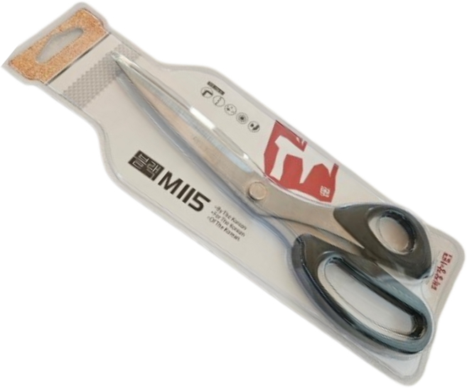 대장장이 주방 장 가위 M115, 블랙, 1개