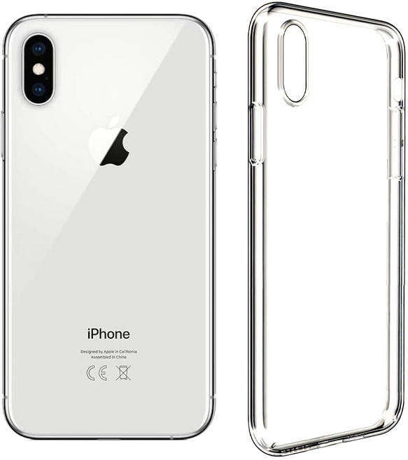 르메이어 변색없는 투명 생폰 슬림 케이스