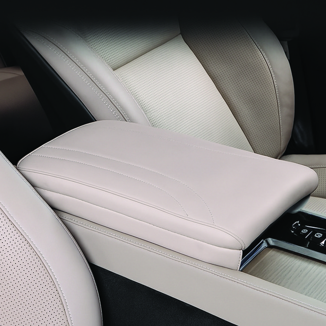 즐볼라 볼보 암레스트 쿠션 가죽커버 (카다멈) 26년식, 1개, XC90.S90 26년식 카다멈