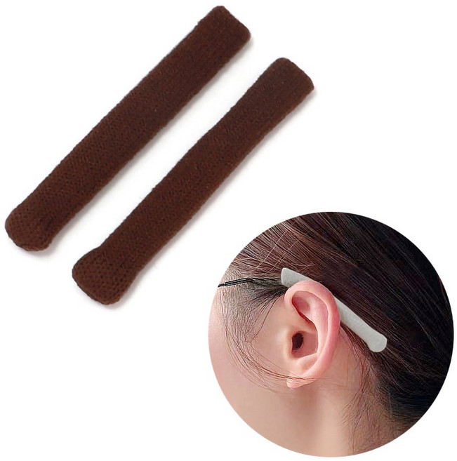 미즈코스 2p 패브릭 안경 다리 팁 안경귀 귀고무 미끄럼 방지 이어 그립