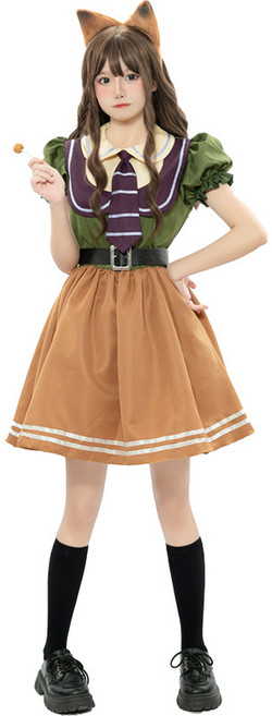 주토피아 주디 닉 드레스 코스프레의상 산타옷 코스프레 여경 할로윈