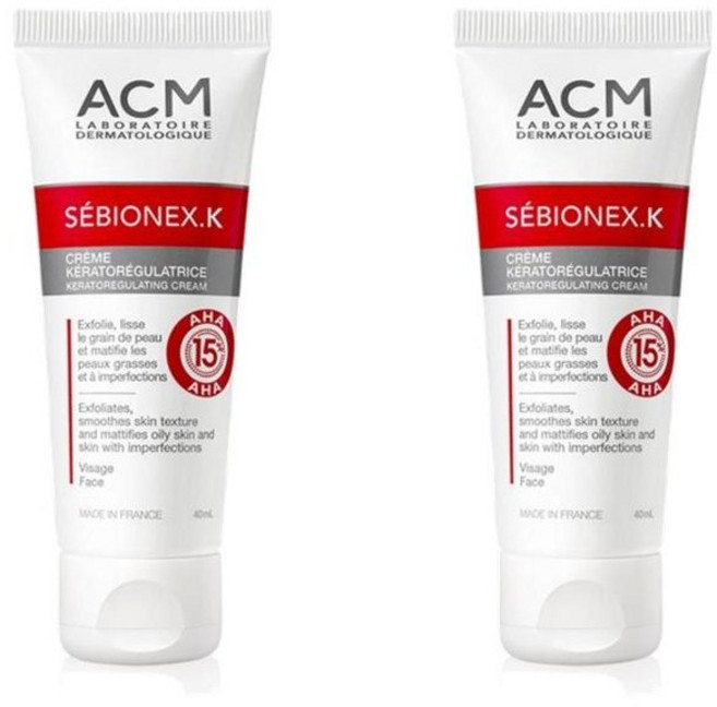 ACM 세비오넥스 K AHA 지성피부 보습 크림 40ml x2팩 Sebionex