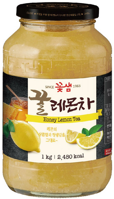꽃샘 꿀 레몬차, 1kg, 1개입, 2개