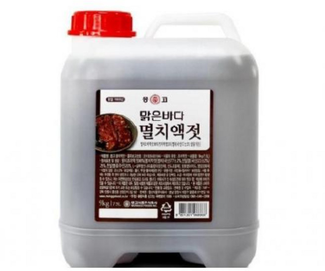 멸치액젓 몽고식품 9KG, 1개