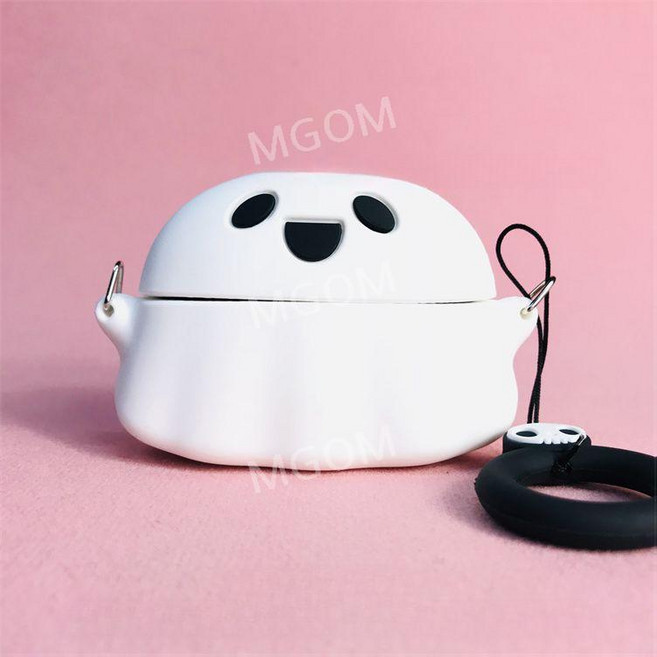 비츠 스튜디오 버즈+ 케이스 플러스 이어폰 보호 Beats studio buds+ 호환, Magic Beats Studio Buds, 화이트 고스트, 1개