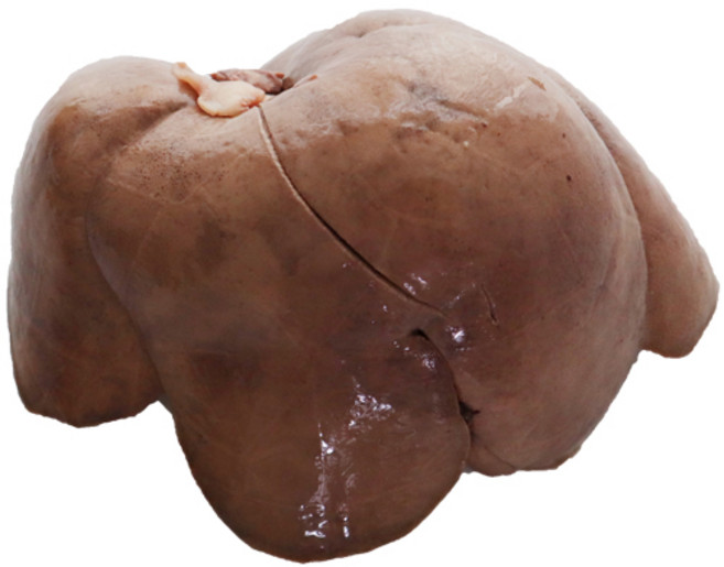 삶은 돼지 간 한마리분 약 800G-1KG 국내산, 800g, 1개