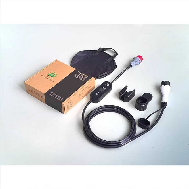 전기차 휴대용충전기 완속 상비용 TPU 배터리 비상용, 1개, 3상 11kW EV충전기(GBT) 10m