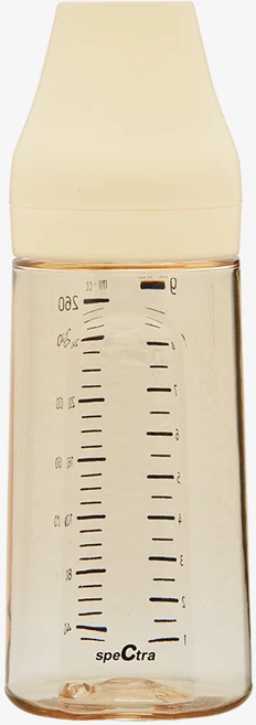 스펙트라 올셋 PPSU 젖병 260ml / 젖꼭지 미포함 노꼭지 젖병, 투명, 1개 - 쿠팡