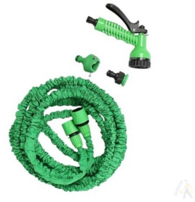 디프샵 매직호스 15m 그린 물분사기