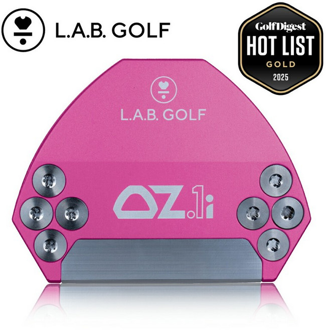 랩골프 랩퍼터 제로토크퍼터 커스텀 모델 OZ.1i 오지완아이 퍼터 Pink 282418, 34インチ, 右