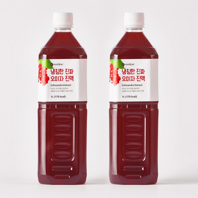 이제부터 냉침한 진짜 오미자 진액, 1L, 1개입, 2개