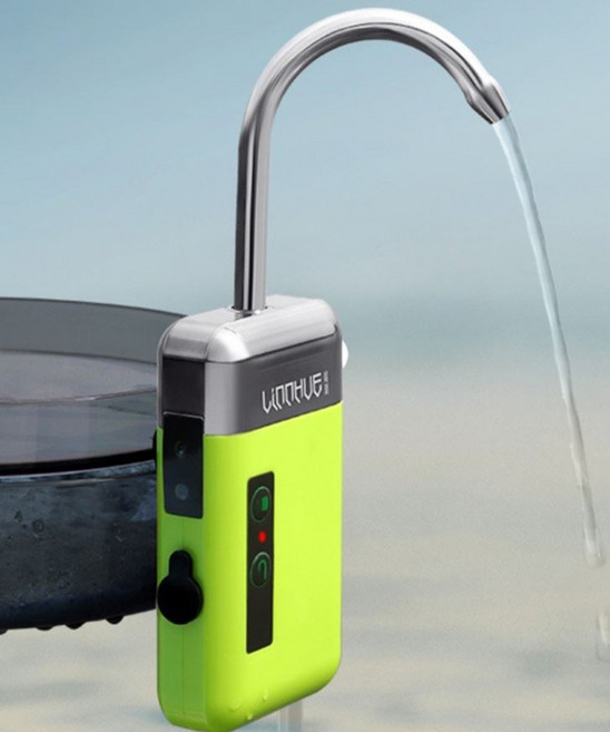 주한피싱 취수기 물펌프 급수기 양수기 손세척 야외 민물 바다 기포기 취수기, 초록