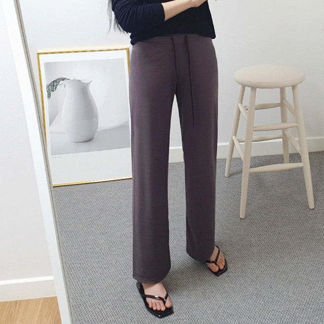 리얼 소프트 찰랑 밴딩팬츠 11color / 레이온 쫀-득 [국내생산 고퀄리티/예쁜라인 찰랑~]