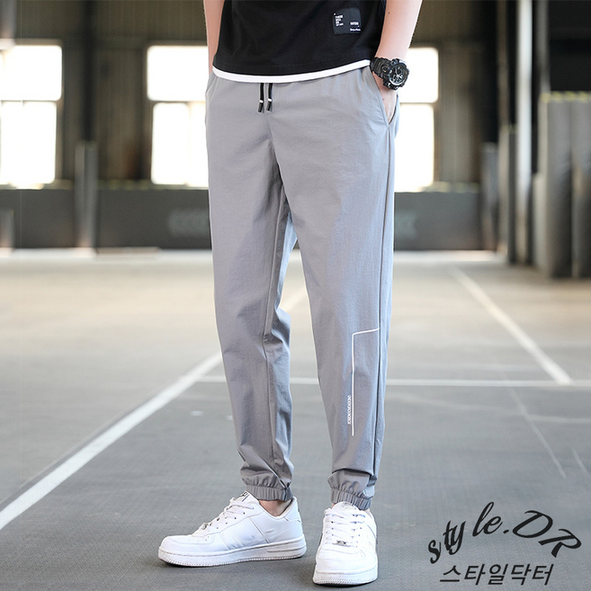 스타일닥터 남성 밴딩 바지 사계절 캐주얼 조거팬츠 작업복바지 긴바지 운동복바지