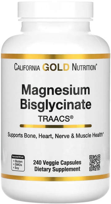 CGN 마그네슘 비스글리시네이트 TRAACS 240캡슐, 240정, 1개 - 쿠팡