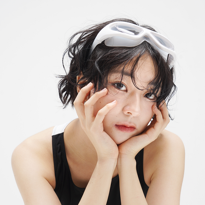 하비터틀 스윔고글 미러수경, 화이트