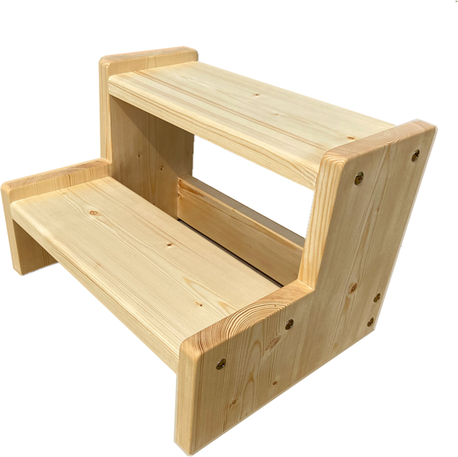 주방 원목 계단 단단한 나무 계단 계단 나무 사다리 사다리 의자 가정용 2 사다리 등반 사다리 등반 사다리 3 작은 사다리 어린이 두 나무 사다리, 바니시 플러스 50위안, 바니시 50위안 추가