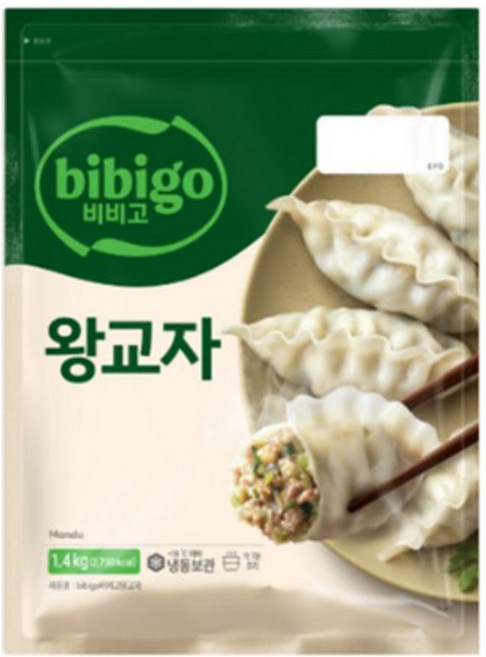 비비고 왕교자 찐만두 가용비 1.4KG x2, 2개