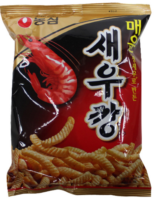 농심 매운새우깡, 90g, 1개
