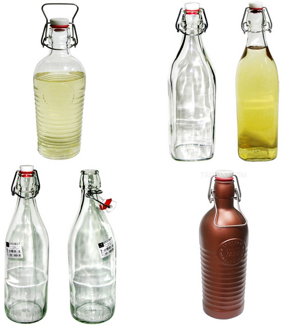 이태리 보르미올리 스윙보틀 오일소스병/250ml 500ml 1.0L/ 양념병 기름 시럽, 1-1번) 오일소스병-사각/250ml, 1개