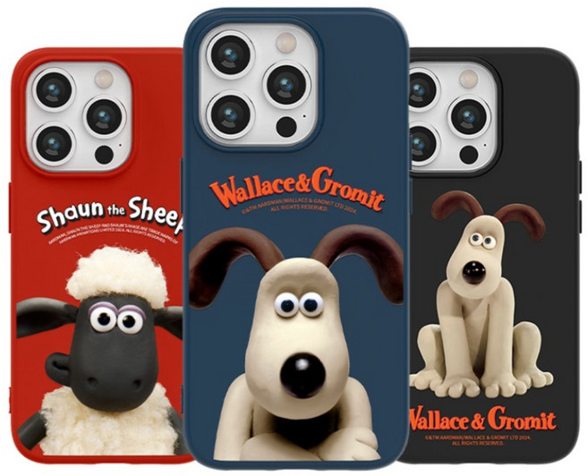 (정품)웰레스와그로밋 소프트젤리케이스 아이폰 시리즈 (디자인케이스)