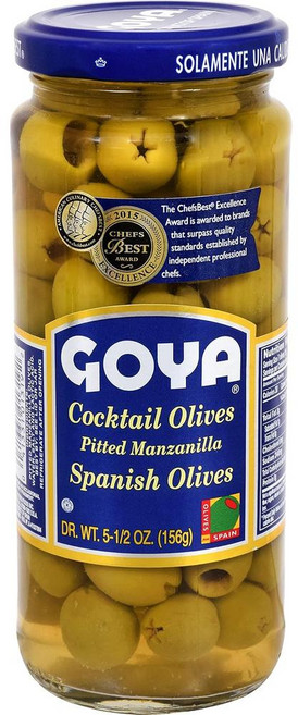 Goya 칵테일용 씨를 제거한 올리브, 고야 푸드 칵테일 피트 올리브 5.5온스