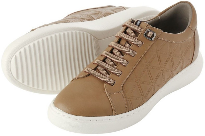 ELCANTO [동아수성점] BEST!! 천연소가죽<5cm 키높이> 초경량 발등밴드 쿠션 좋고 발편한 남성스니커즈 LCMS51U513