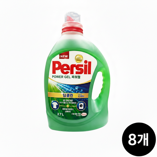 파워젤 듀얼(드럼 일반 겸용) 2.7L x2개 퍼실, 8개