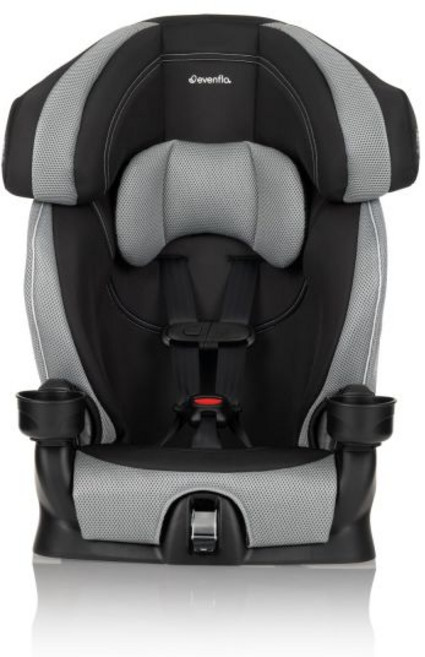 이븐플로 체이스 LX 하네스 부스터 카시트(제임스 그레이), NEW Evenflo Chase LX Harnessed