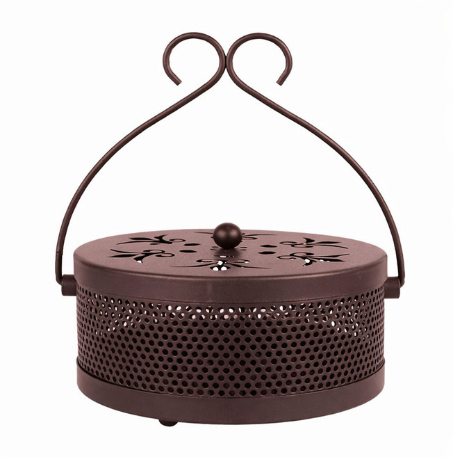 아그노 엔틱 모기향 거치대, 브라운