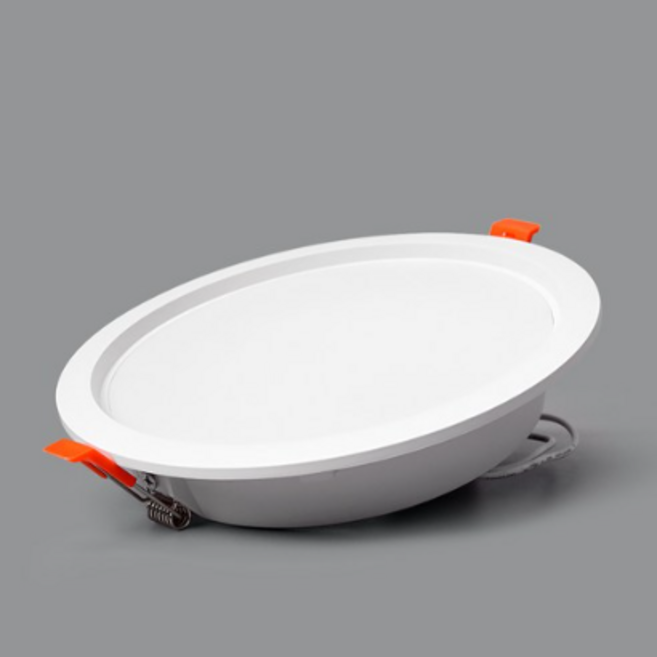 LED 원형 15W 6인치 다운라이트 주광색 전구색 매입등, 주백색(아이보리빛, 1개