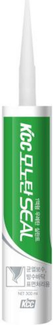 KCC페인트 방수용실리콘 모노탄SEAL 300ml 녹색 25EA, 25개