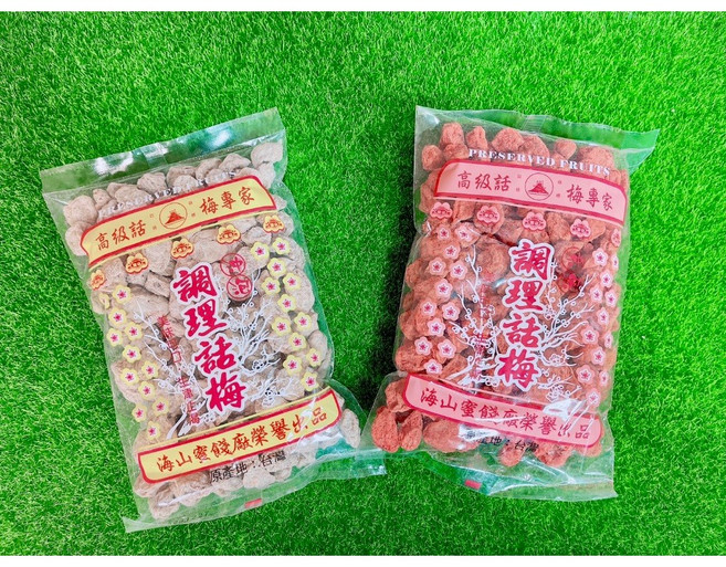 海山蜜餞廠 調理話梅, 1個, 紅話梅