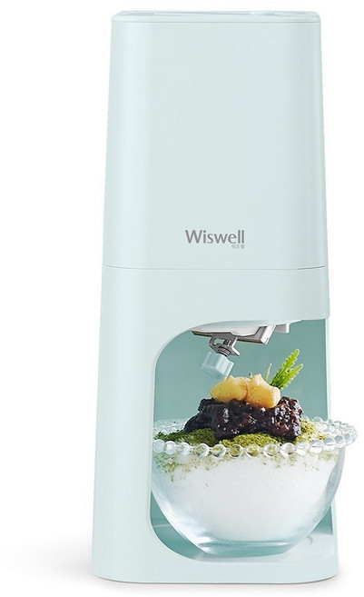 위즈웰 설레임 눈꽃 빙수기 블루 WB800B, (AS가능)WB800G/프리미엄