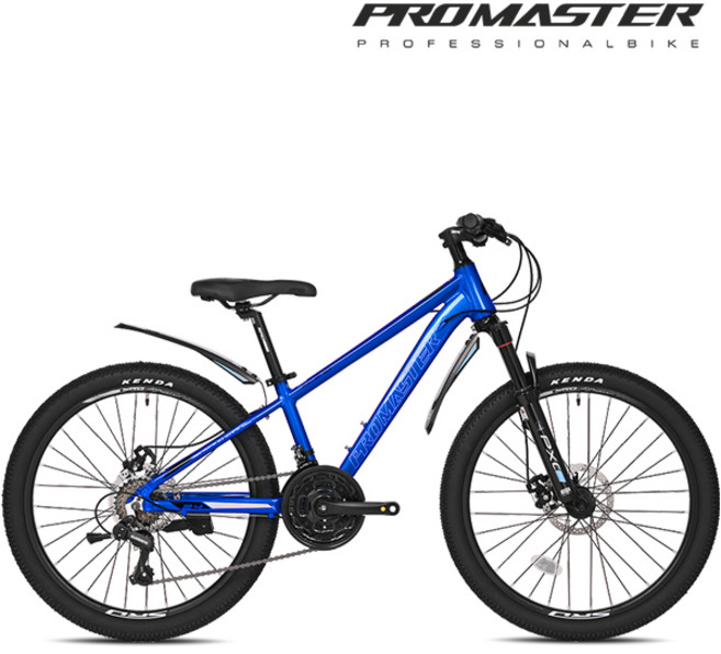 2025 프로마스터 엑스씨2.1D 24인치 시마노21단 디스크 주니어 초등학생 MTB자전거, 1개, 157cm, 엑스씨2.1D 24인치 블루 미조립