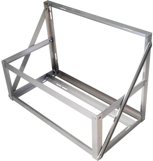 지니마트 에어컨실외기안전설치대 실외기거치대 실외기받침대 스탠드형, 중형