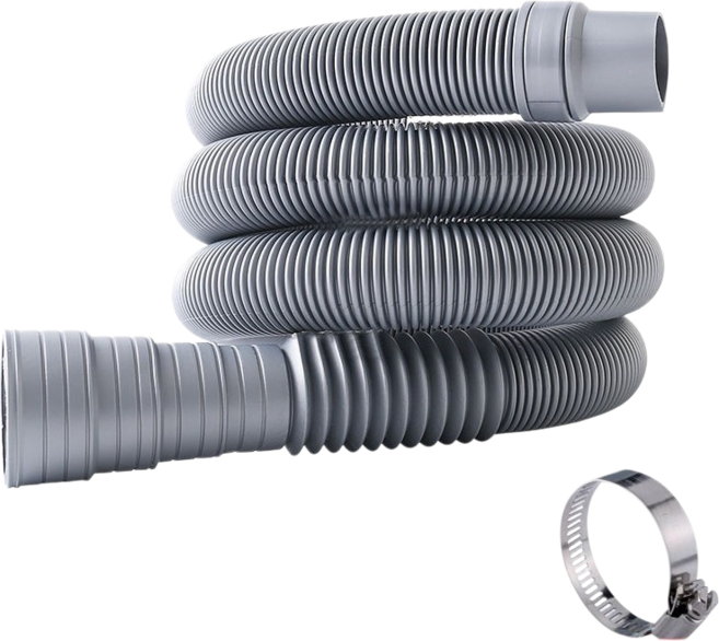 洗衣機排水管 出水管延長 彈性 加厚, 1個, 洗衣機排水管-1.5米【送卡箍】, 1.5米