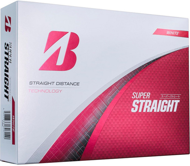 BRIDGESTONE (브리지 스톤) 골프 공 SUPER STRAIGHT 2025 년 모델, 1박스